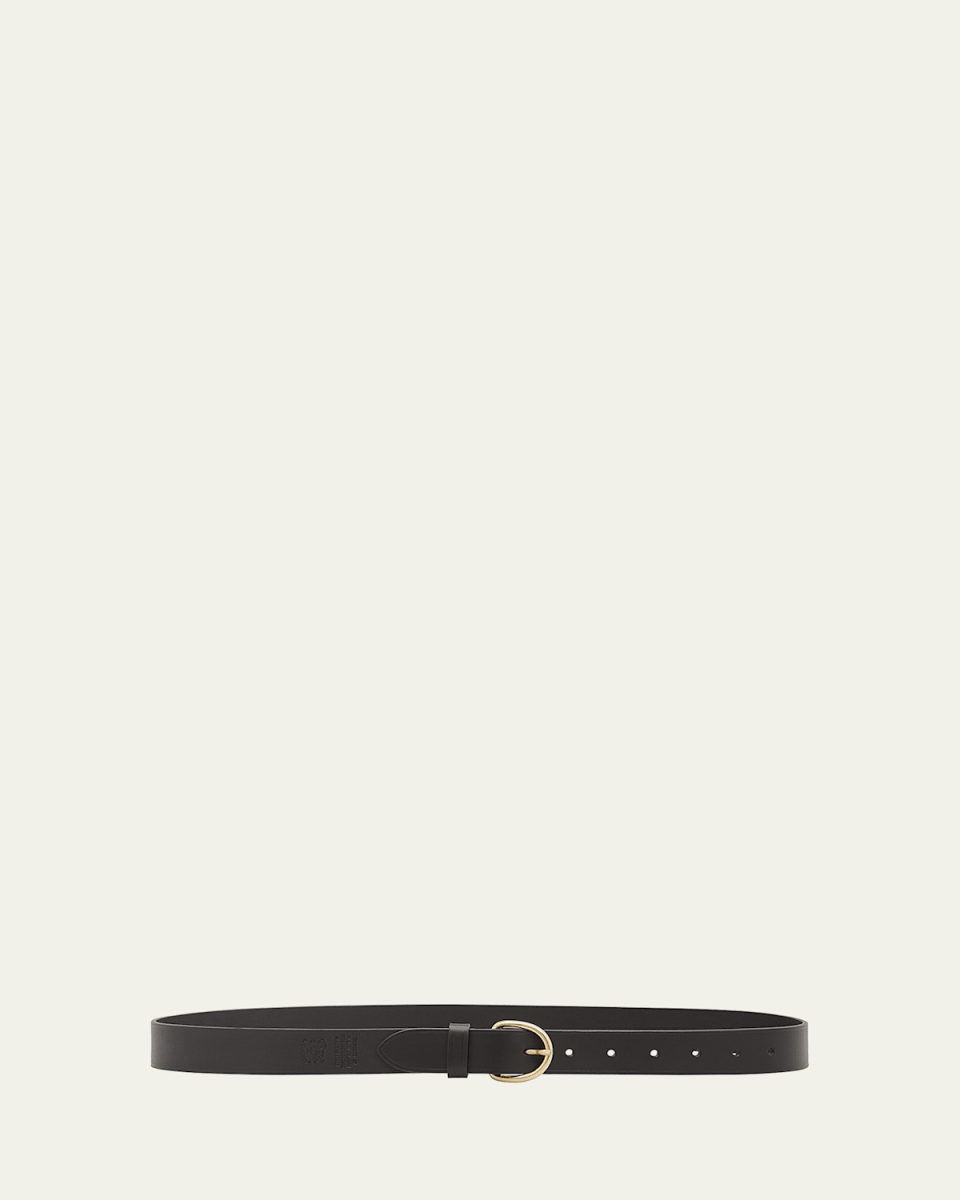 Classic Calf Leather Buckle Belt